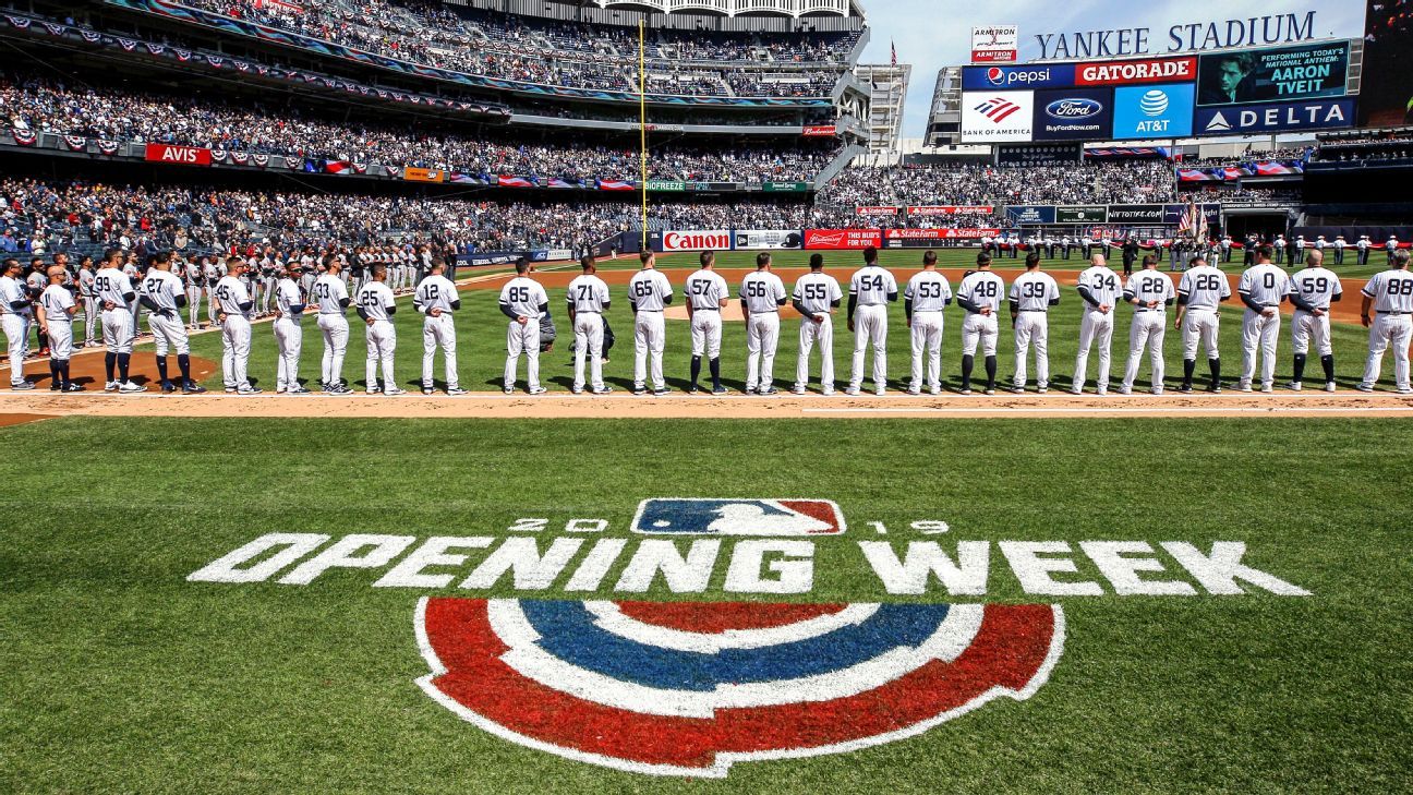mlb opening day lines
