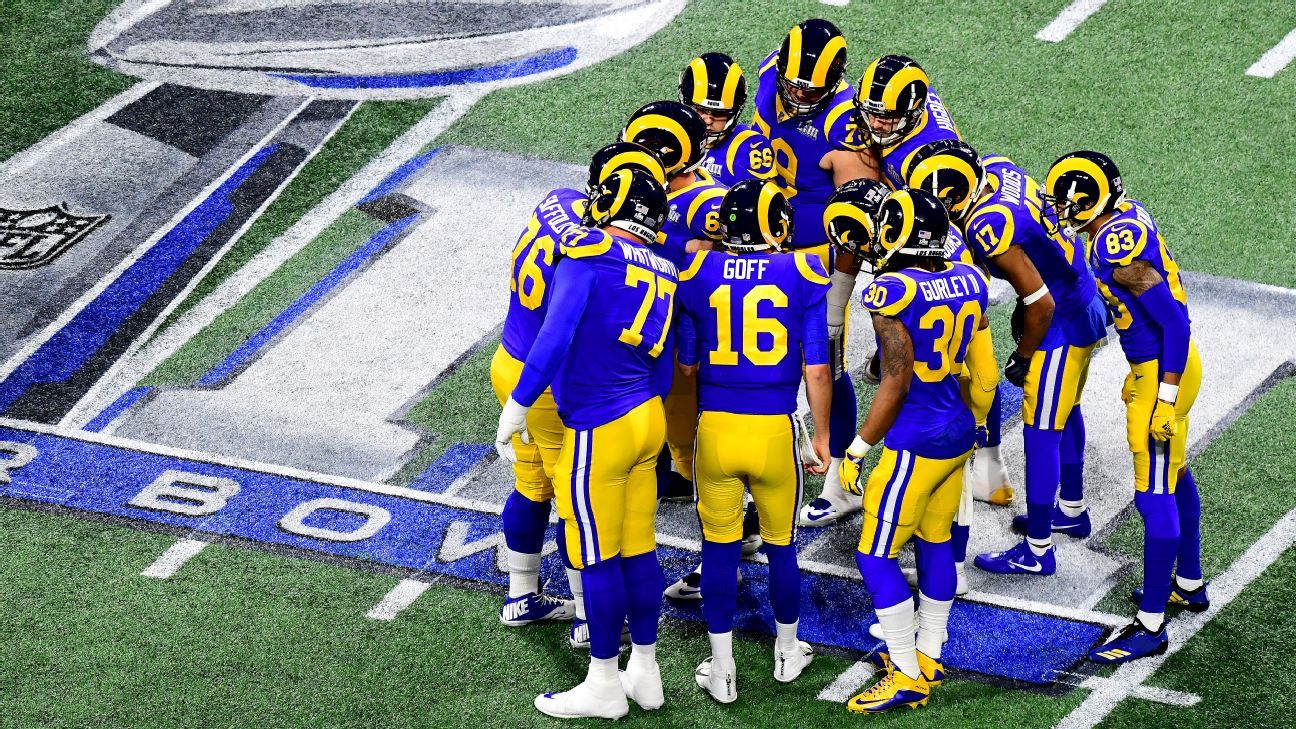 Look: Rams preview throwback jerseys with Super Bowl LIII patch