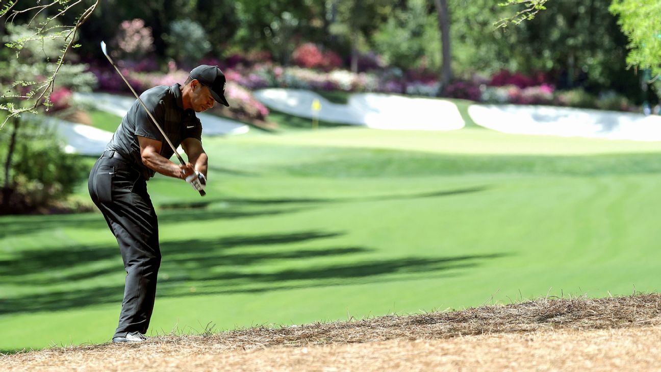 Tiger practices at Augusta ahead of Masters - ESPN