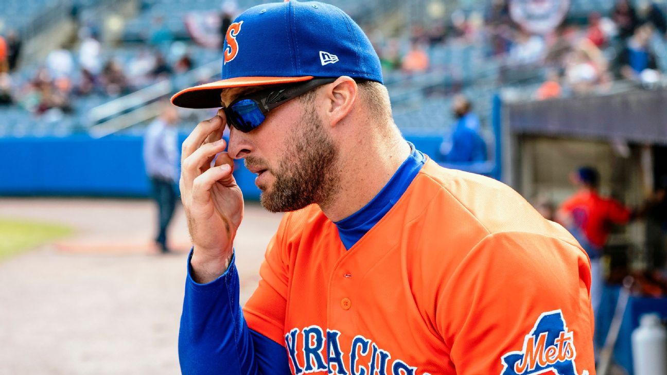 Tim Tebow writing his own baseball script in the minors with home run