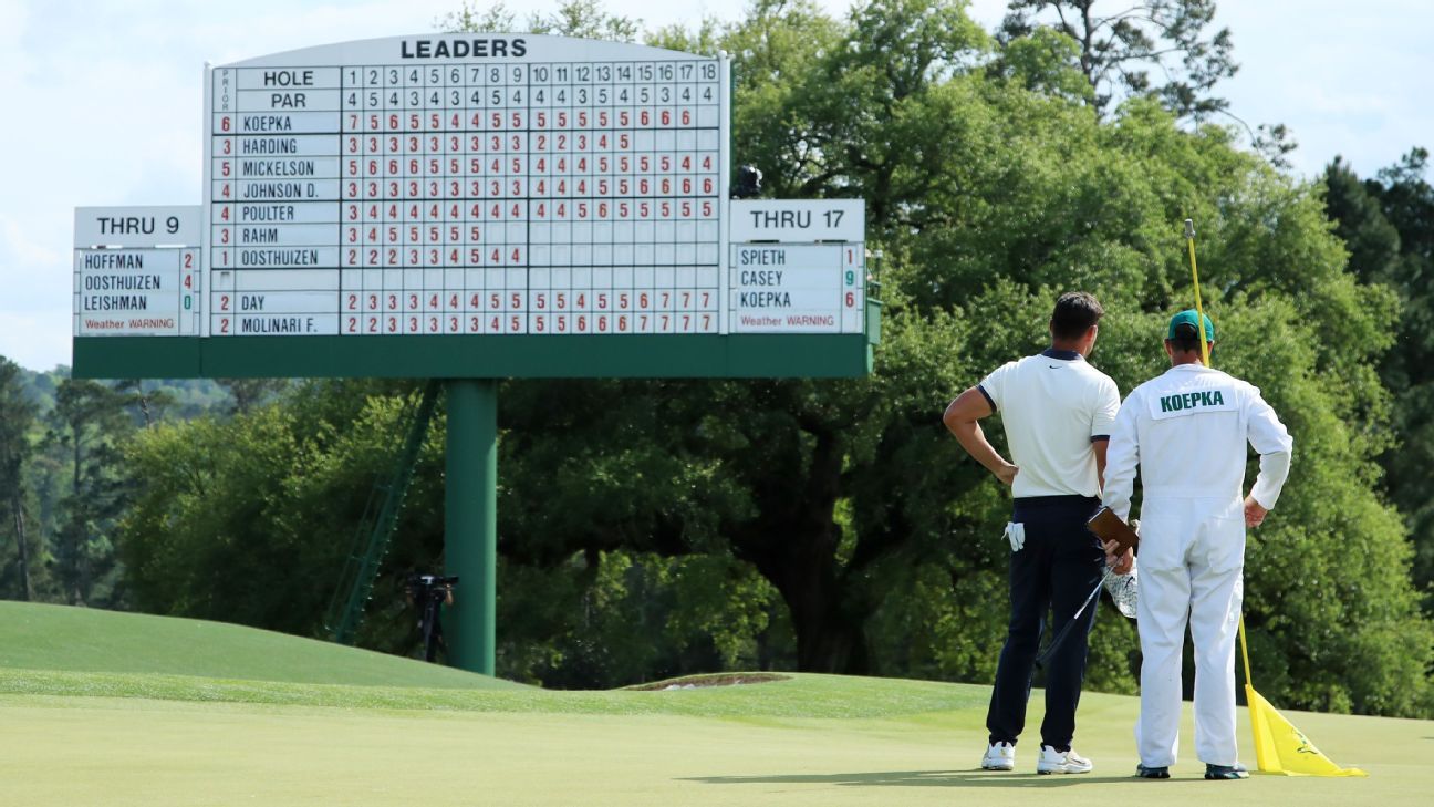 Masters leaderboard sets up huge weekend for golf