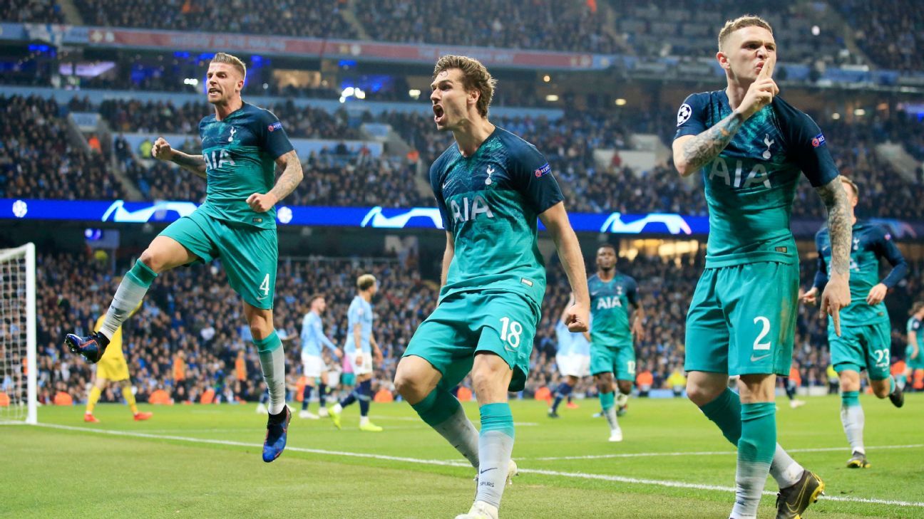 Manchester City Vs Tottenham Hotspur Football Match Summary April 17 2019 Espn