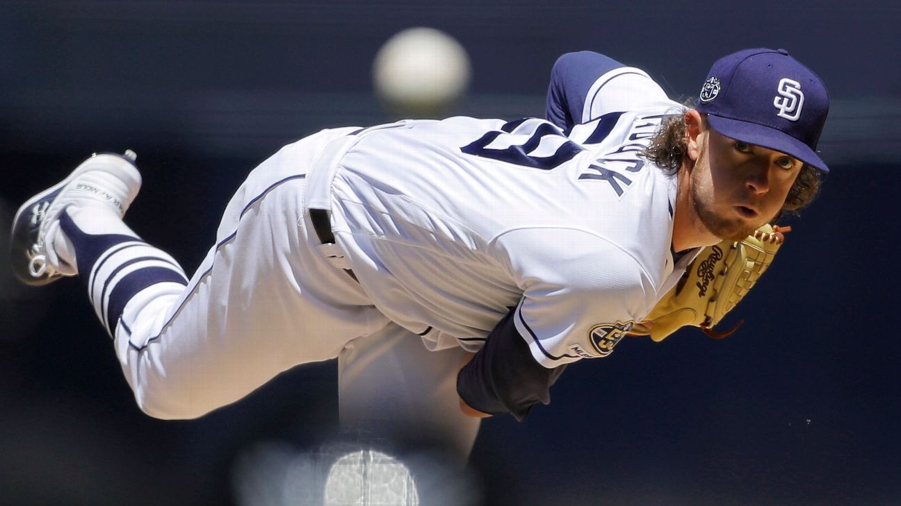 Padres' Paddack and Peavy very similar