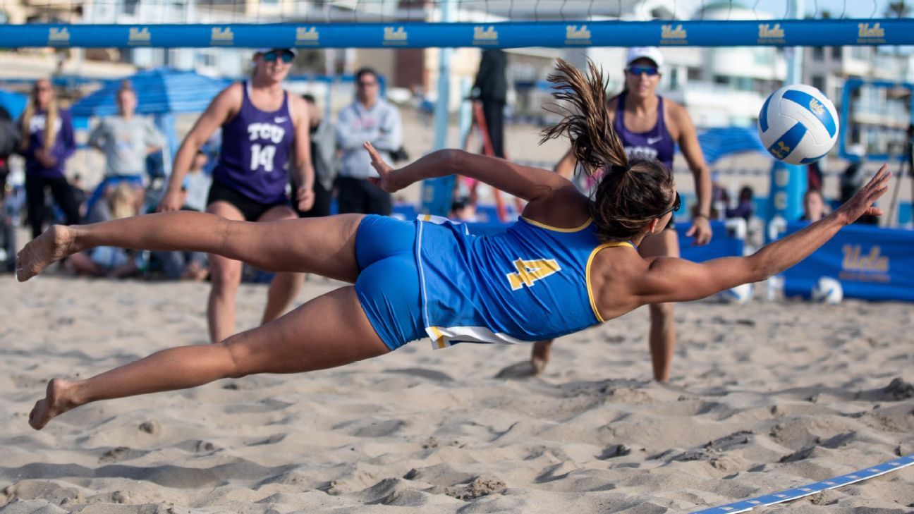 Fiery UCLA duo hopes to repeat at NCAA beach volleyball national