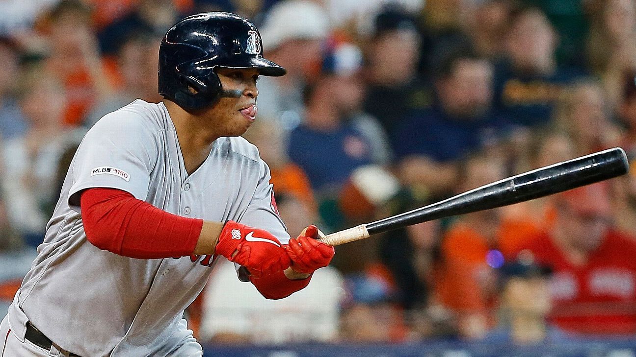 Rafael Devers laces an RBI double, 06/20/2022