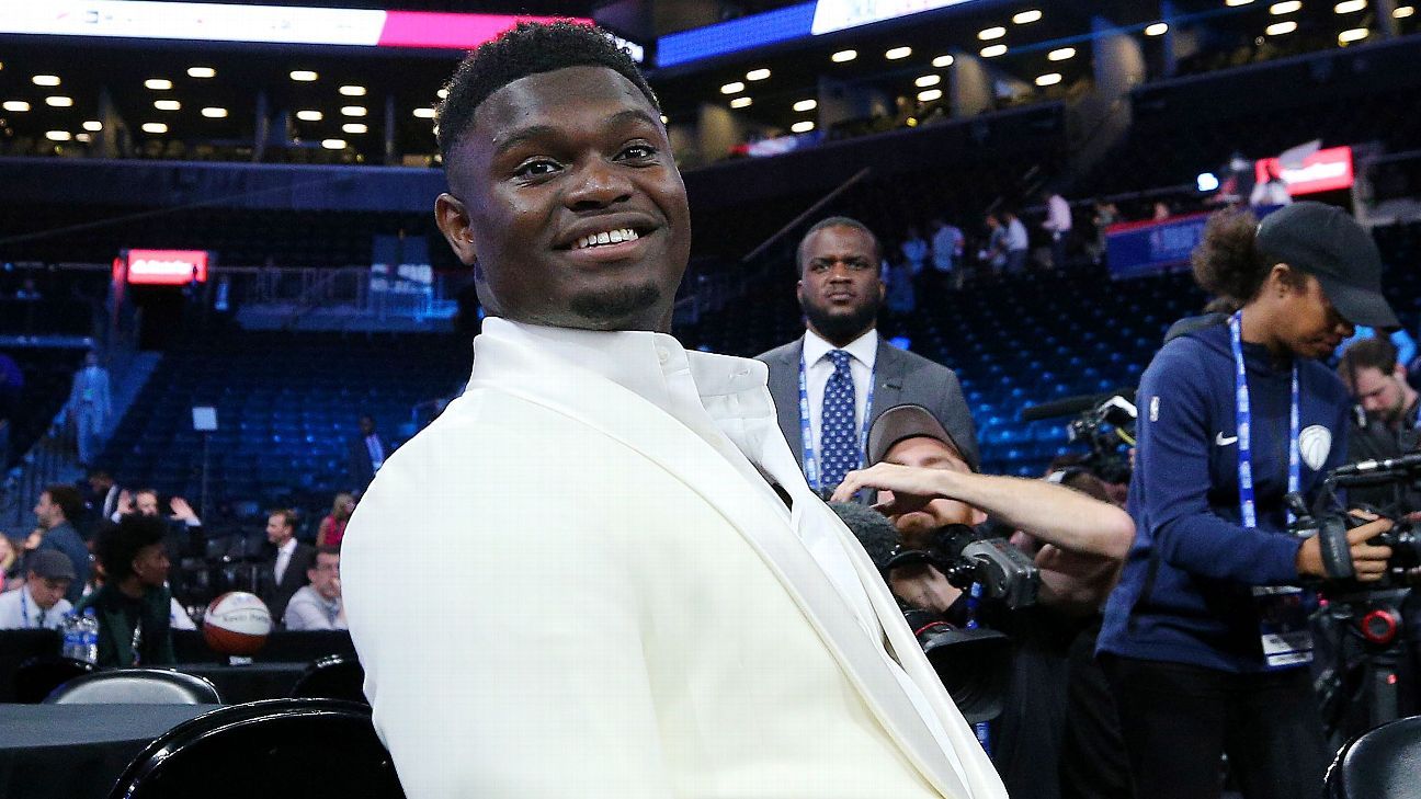 NBA Draft 2019: Duke's Zion Williamson picked No. 1 by New Orleans