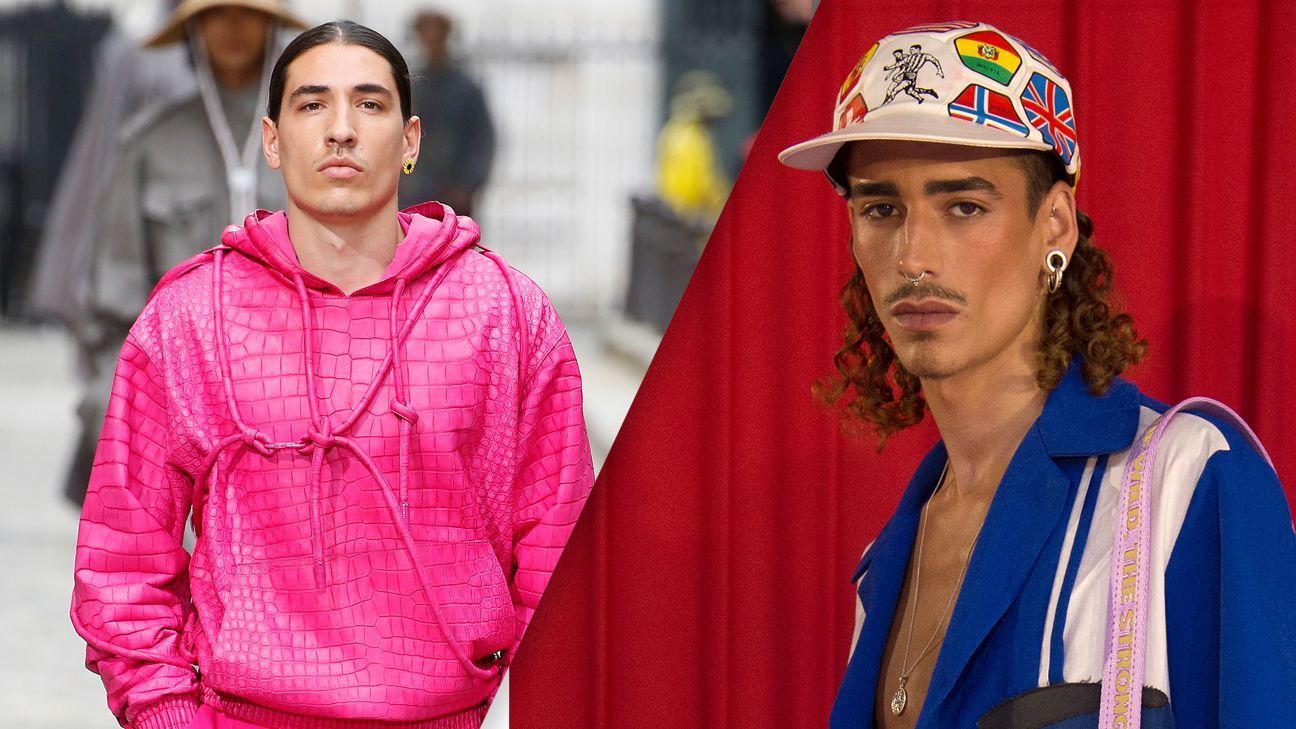 Arsenal star Hector Bellerin spotted at London Fashion Week in women's  pyjamas and slippers