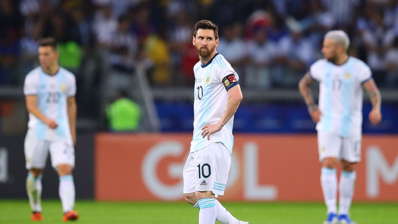 Lionel Messi Argentina On The Brink Of Major Tournament Humiliation Again