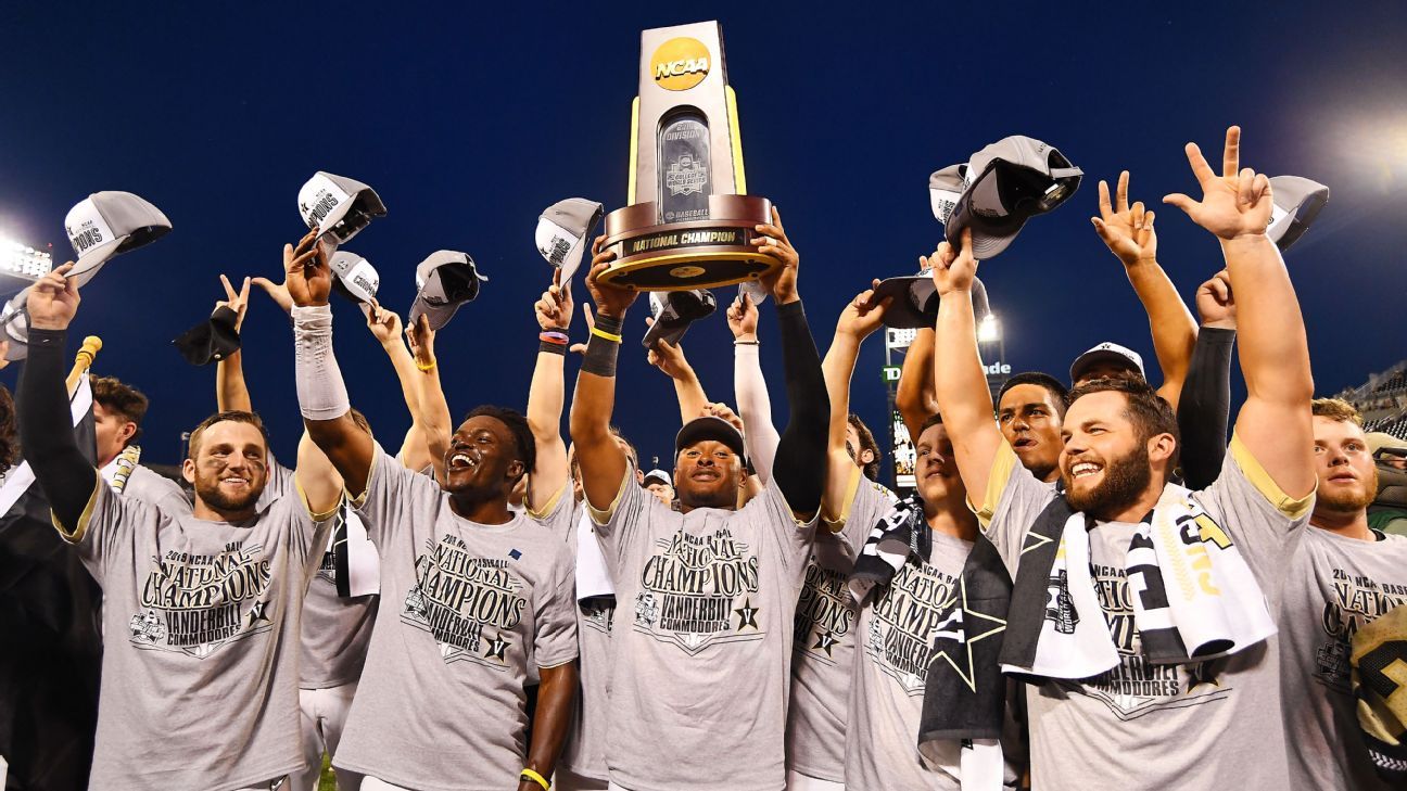 Vanderbilt overcomes Kumar Rocker's rough start, tops Arizona in College  World Series - ESPN