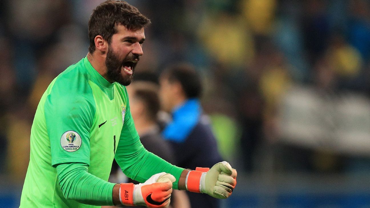 TNT Sports Brasil - Alisson é o melhor goleiro do Brasil e do