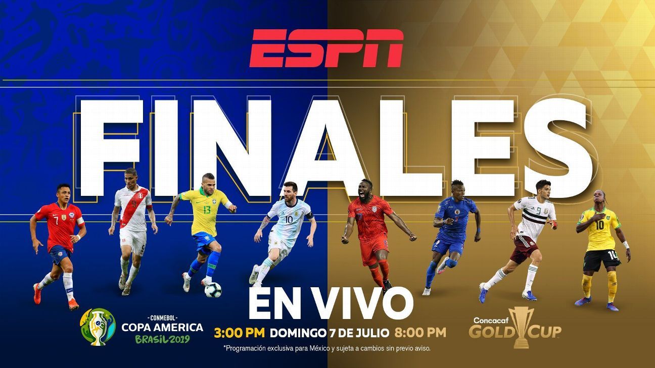 ESPN transmitirá finales de Copa Oro y Copa América ESPN