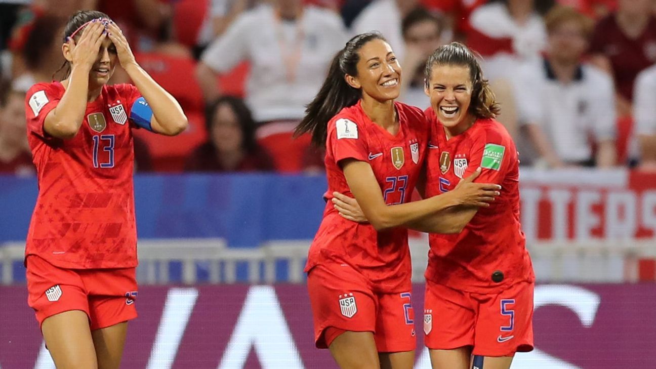 England vs. United States Football Match Summary July 2, 2019 ESPN