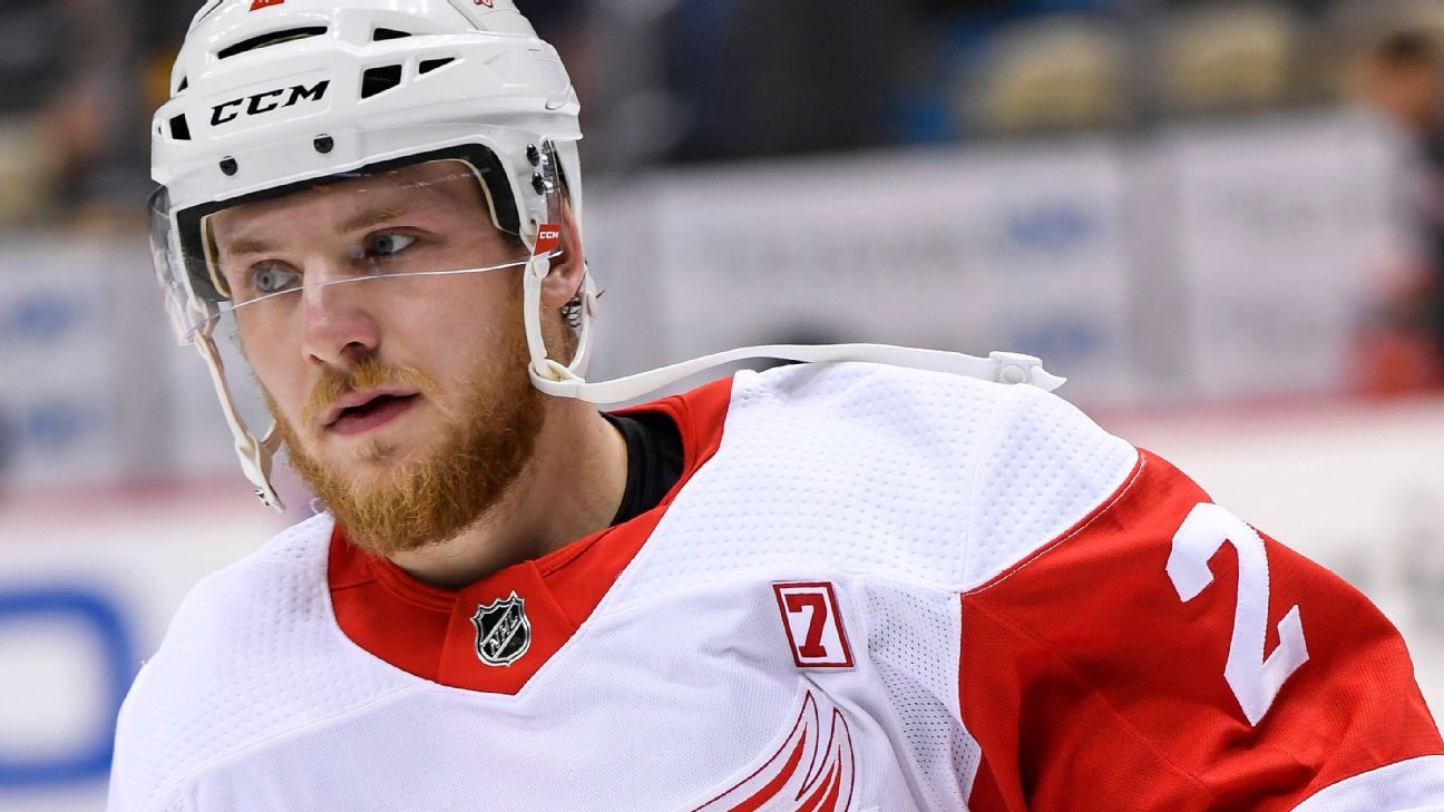 NHL free agency: Red Wings re-sign Joe Hicketts to 2-year deal