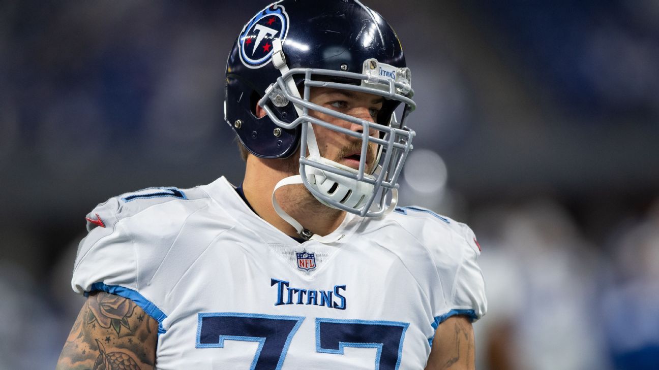 Tennessee Titans ще съдят LT Тейлър Леуън и LG Роджър Сафолд в четвъртък срещу Сан Франциско 49ers