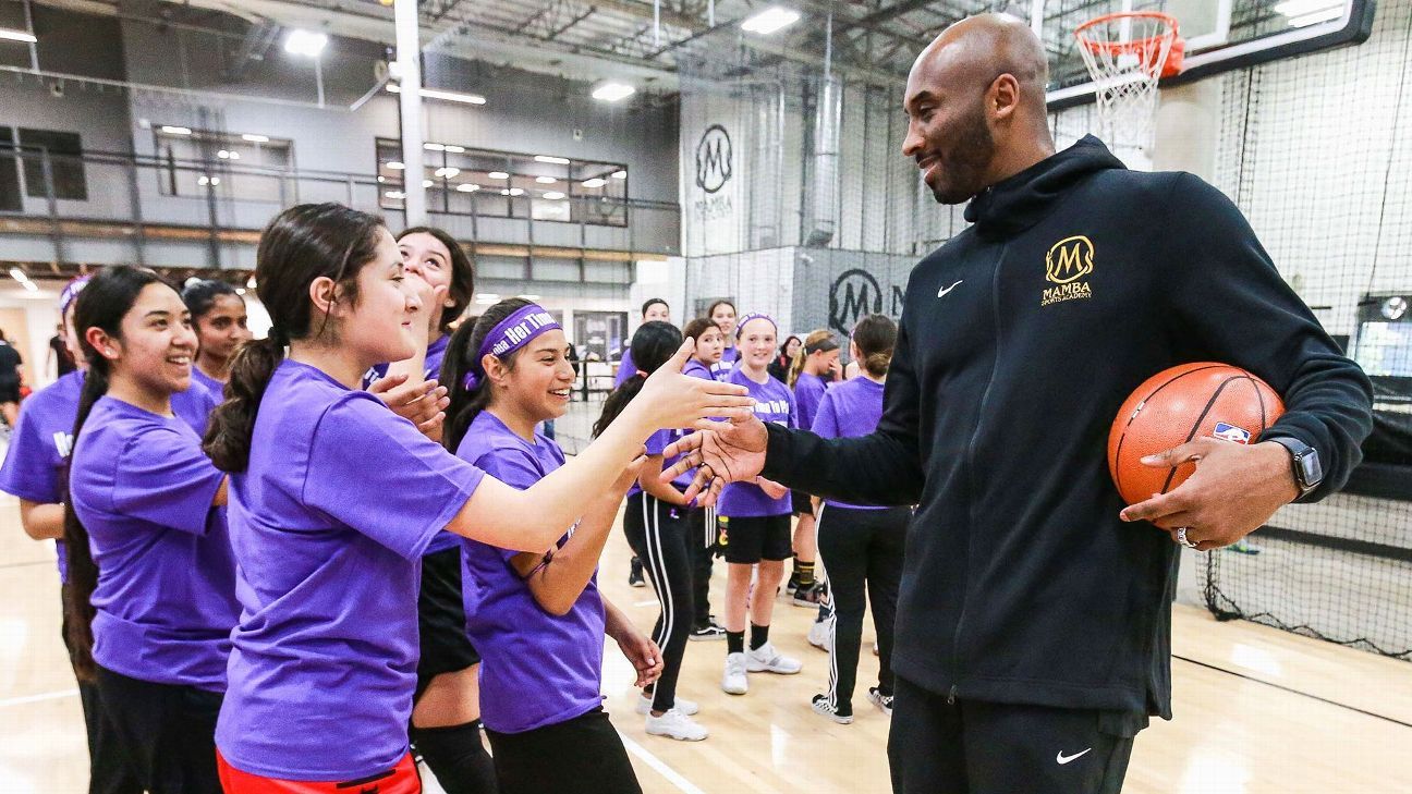 Kobe Bryant's Mamba League teaches LA kids the fundamentals of