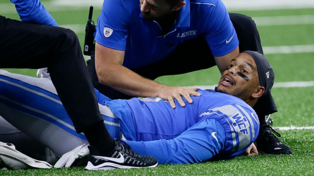 Source -- Lions' Kearse breaks leg, injures ankle - ESPN