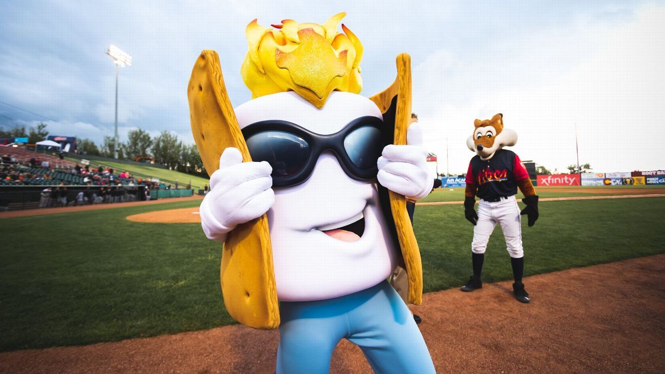 This minor league mascot is s'more than a suit he's (camp)fire ESPN