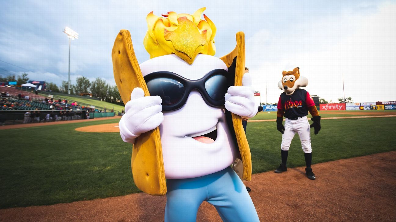 BEST MINOR LEAGUE BASEBALL MASCOTS, BIG 100