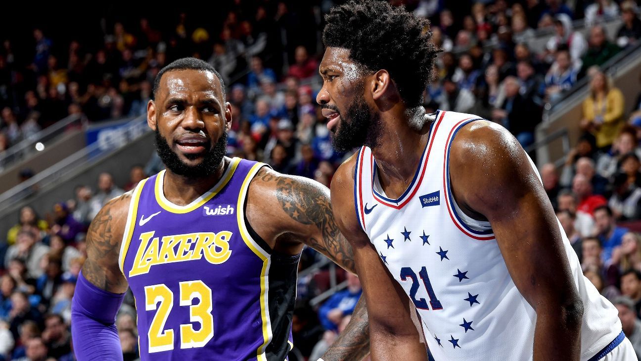 Joel Embiid surpasses LeBron James as favorite to win NBA MVP