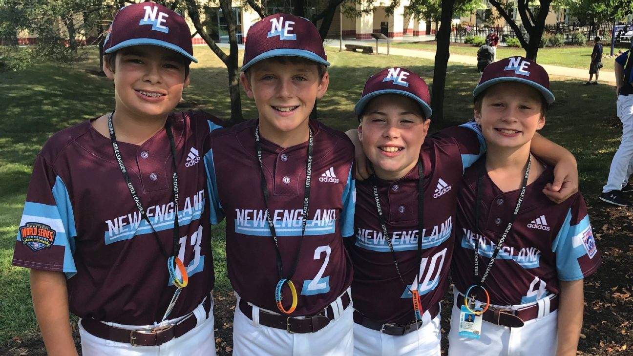 The New England Region Champion Little League team from Barrington