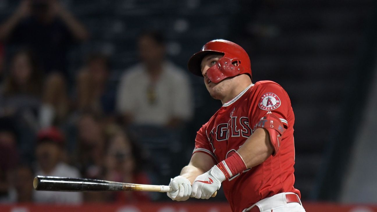 Angels dan descanso a Mike Trout vs. Rangers ESPN