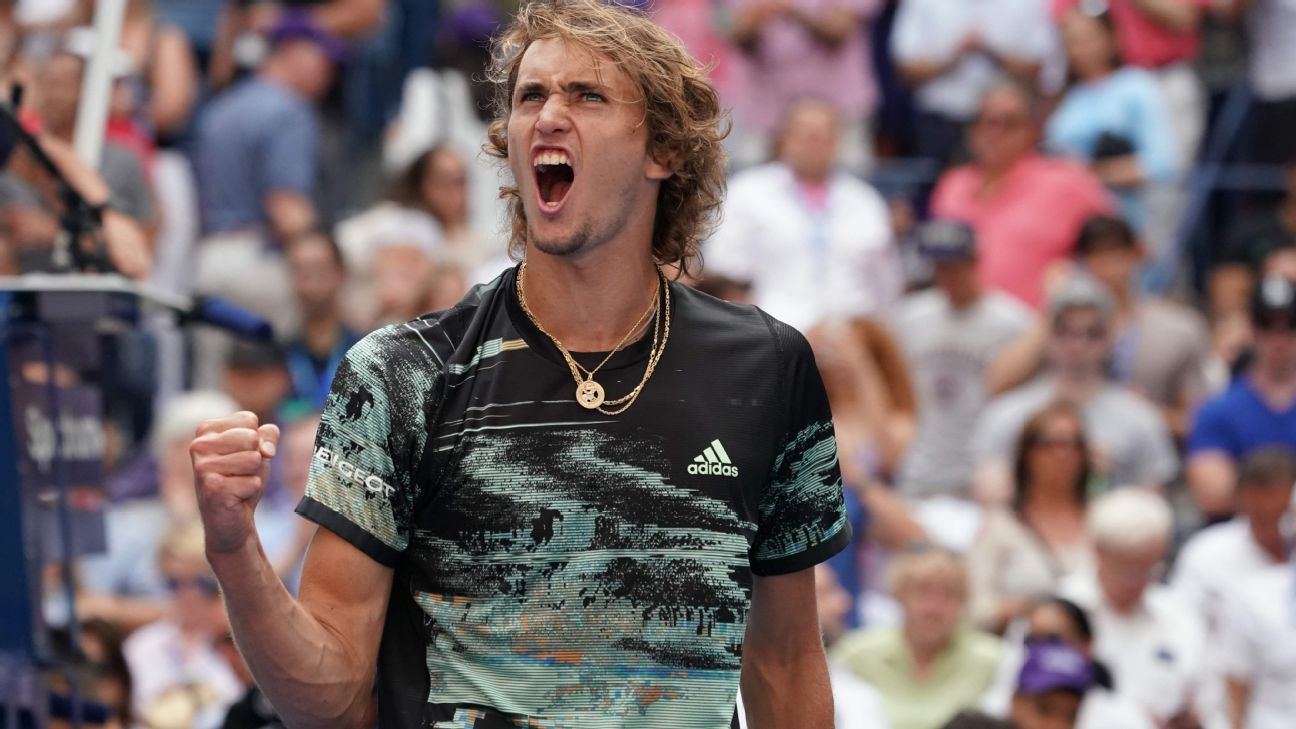 Zverev wins in 5; Nadal advances via walkover ESPN