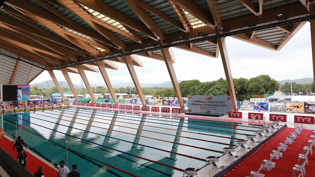 Brandnew Aquatics Stadium hosts national swimming championships ESPN