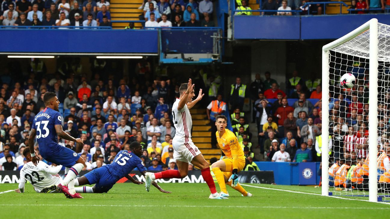 Chelsea Vs Sheffield United Football Match Report August 31 2019 Espn