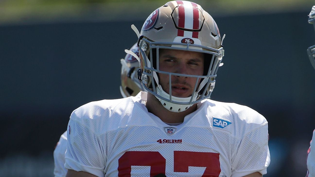 NFL: Bosa, Aiyuk out at least a week for 49ers