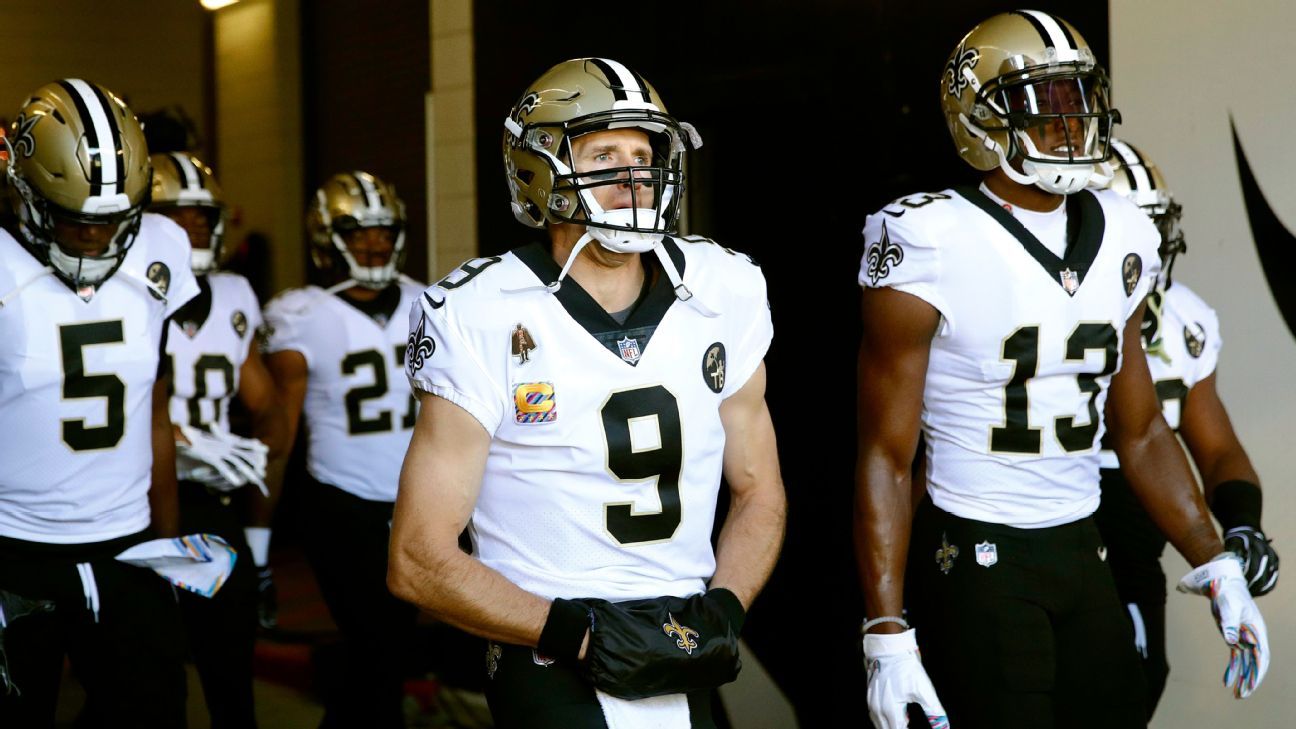 Meeting of the Nines: Drew Brees and family meet Joe Burrow and LSU  football team