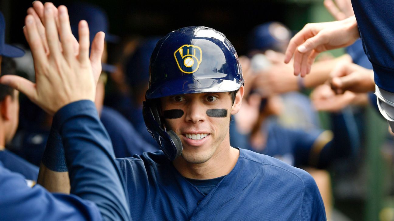 ESPN - Christian Yelich's season was cut short after fracturing