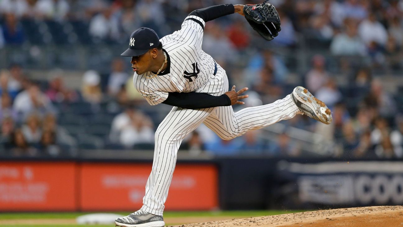 Elevated to Ace, Luis Severino Shows His Electric Stuff - The New York Times