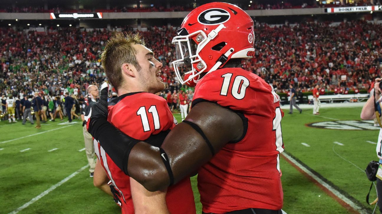 Poised' Jacob Eason amazing his Georgia teammates