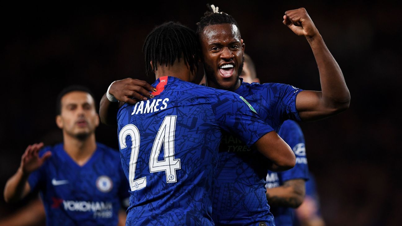 Chelsea hit seven to set up United Cup clash