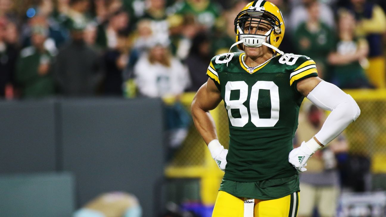 Green Bay Packers tight end Jimmy Graham bids farewell after two seasons in Green  Bay