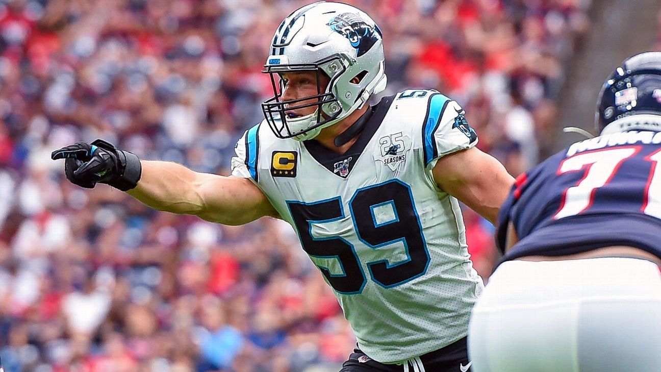 Panthers LB Luke Kuechly, 28, says retiring from NFL is 'right