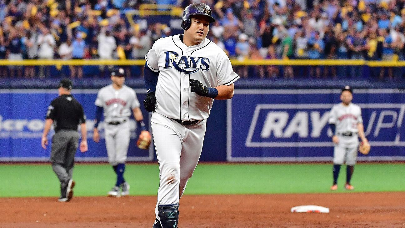 Tampa Bay Rays lineups at Blue Jays, with no Ji-Man Choi