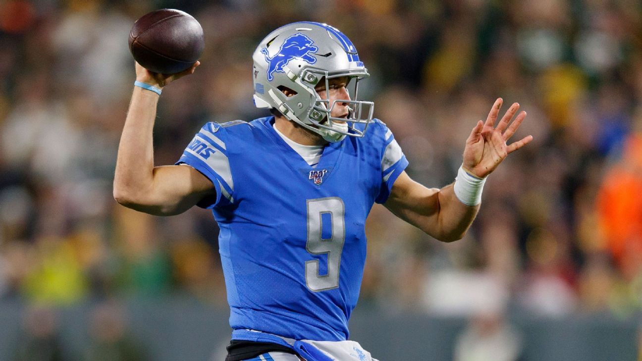 Matthew Stafford becomes 11th QB to eclipse 53,000 yards passing