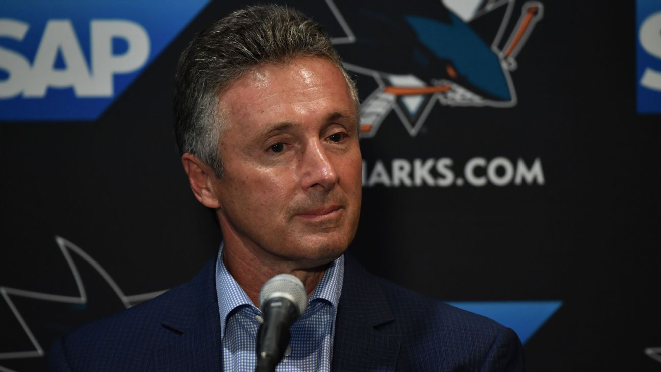 San Jose Sharks GM Doug Wilson stepping down after 19 seasons