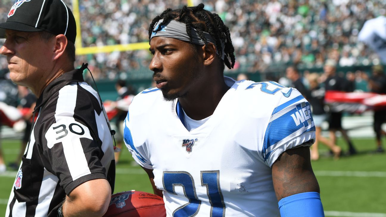 Detroit Lions free safety Tracy Walker III (21) plays against the  Pittsburgh Steelers during an NFL football game, Sunday, Nov. 14, 2021, in  Pittsburgh. (AP Photo/Justin Berl Stock Photo - Alamy