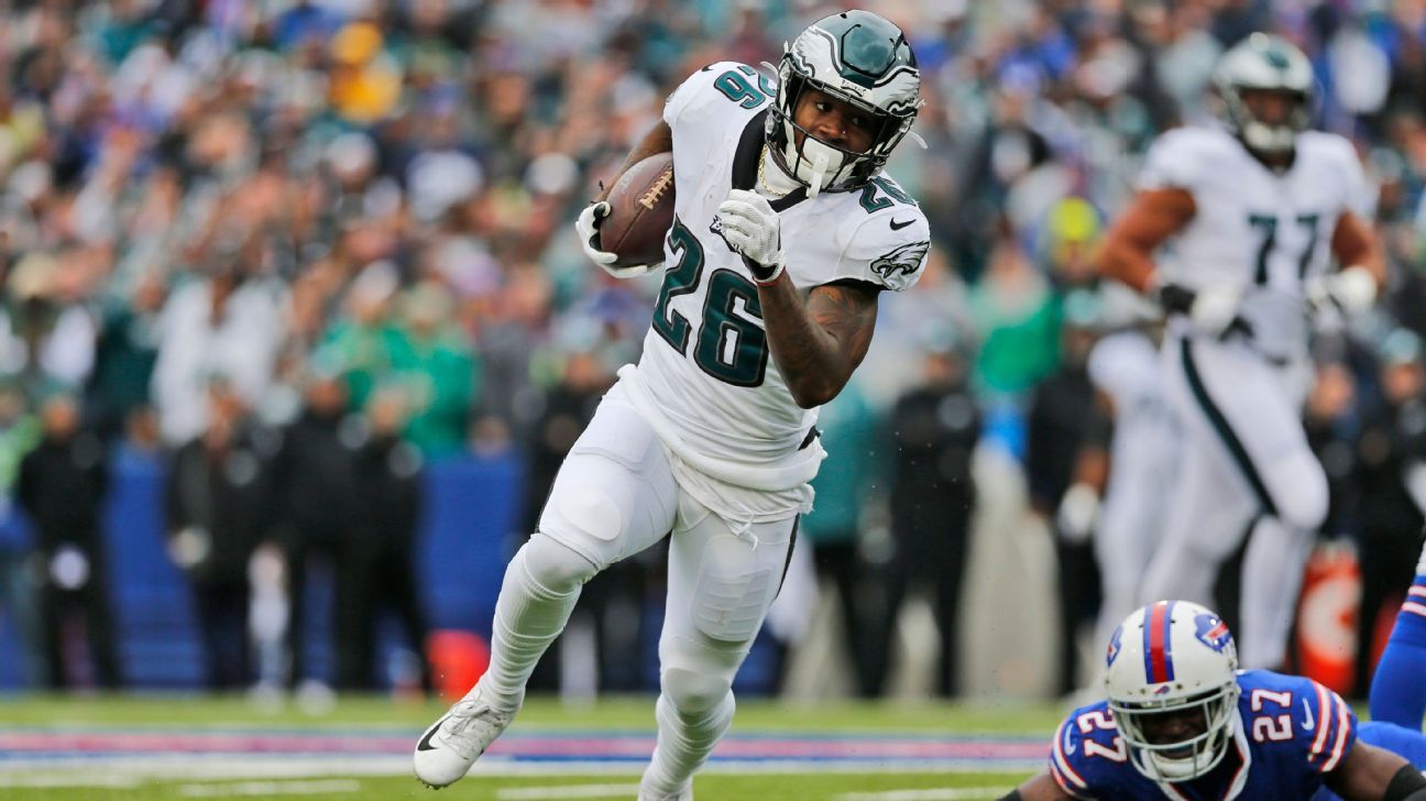 Eagles-Texans Parlay: Miles Sanders O/U 79.5 Yards Rushing Nov. 3