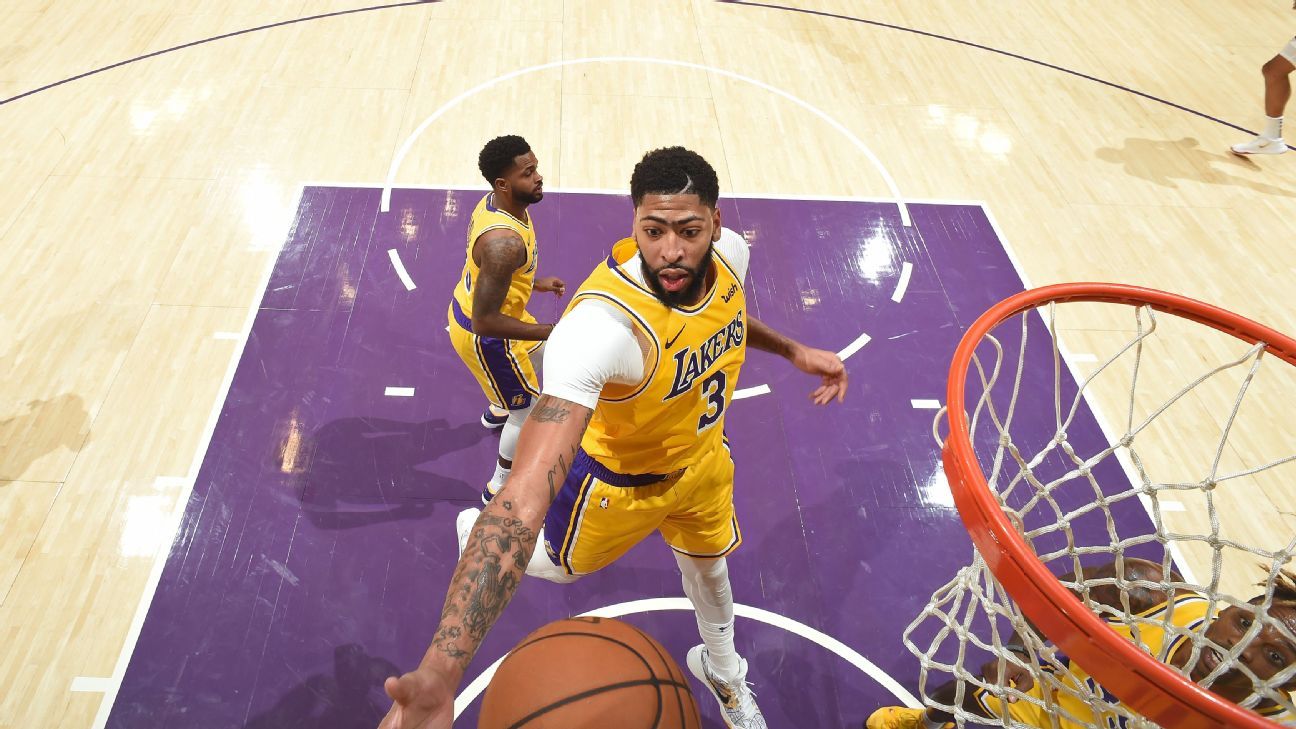 Anthony Davis brilla con 40 puntos y 20 rebotes en victoria de Lakers