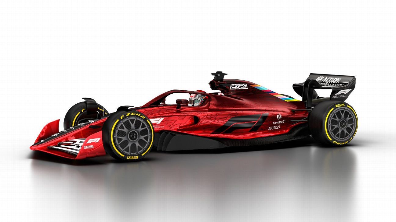  F1 unveils its car of the future for 2021 and beyond