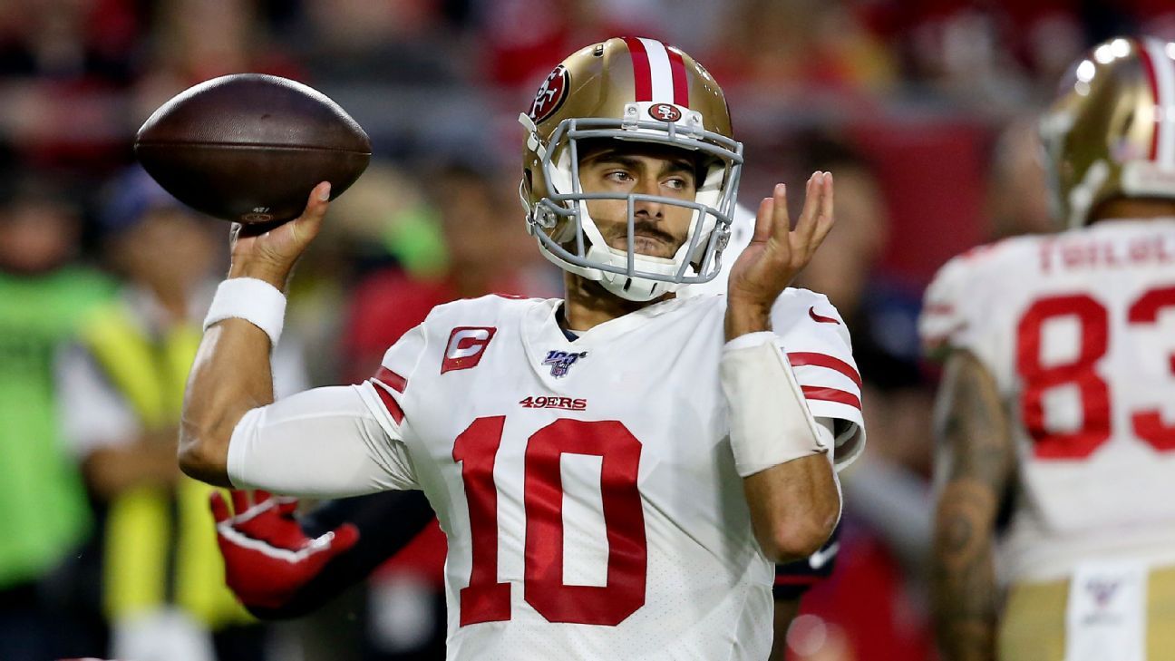 Jimmy Garoppolo, stingy defense lead San Francisco 49ers past Carolina  Panthers 