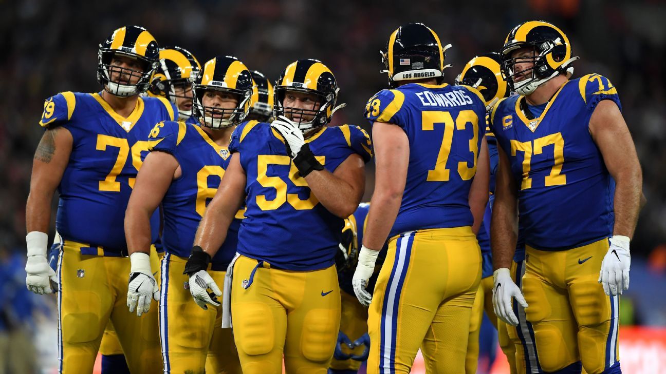 Rams injury news: L.A. loses starting center Brian Allen for 2-4