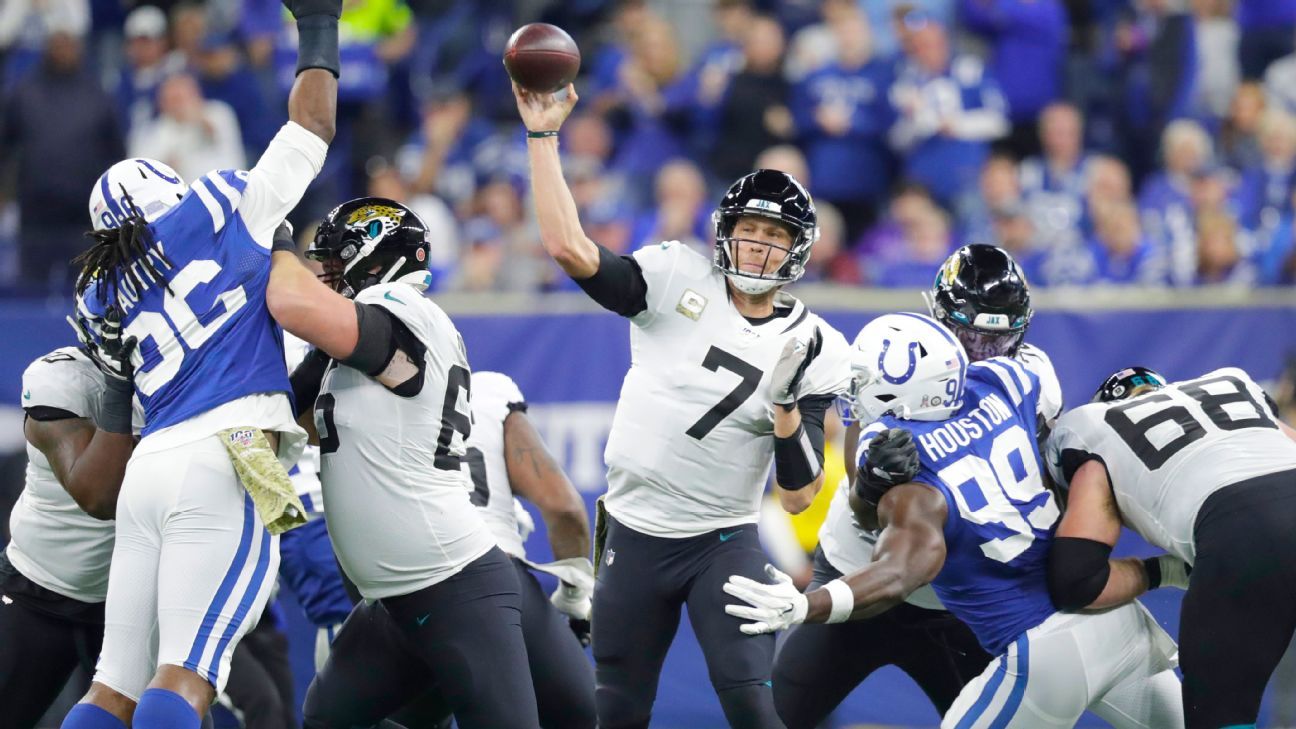 Jaguars' run defense melts down again, damaging playoff hopes