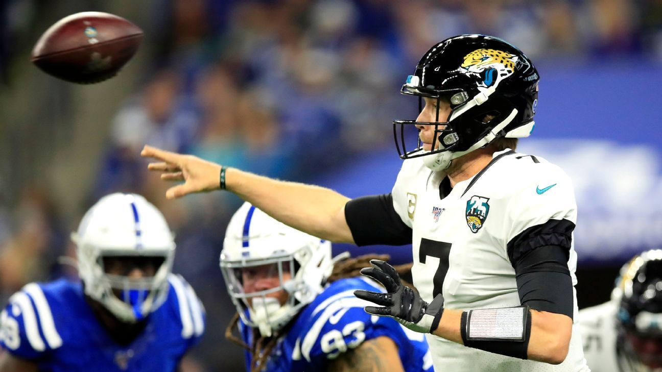 Nick Foles says Jags can't press in next games despite loss to Colts