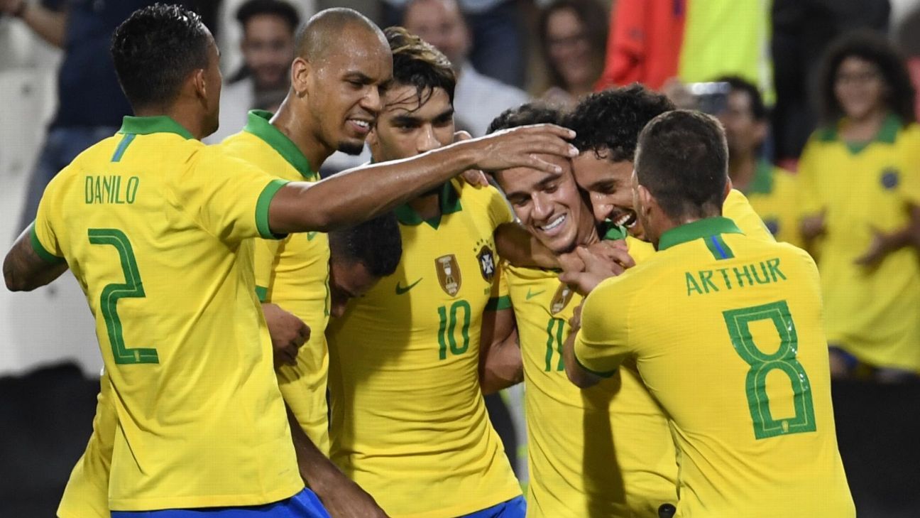 Brazil vs South Korea Football Match Report November 19 2019 ESPN