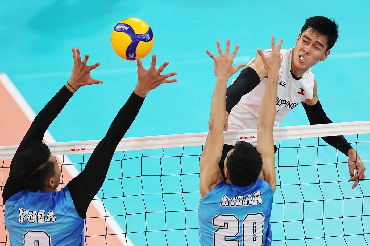 Philippines Mens Volleyball Team Falls In Three Sets To Indonesia Espn 