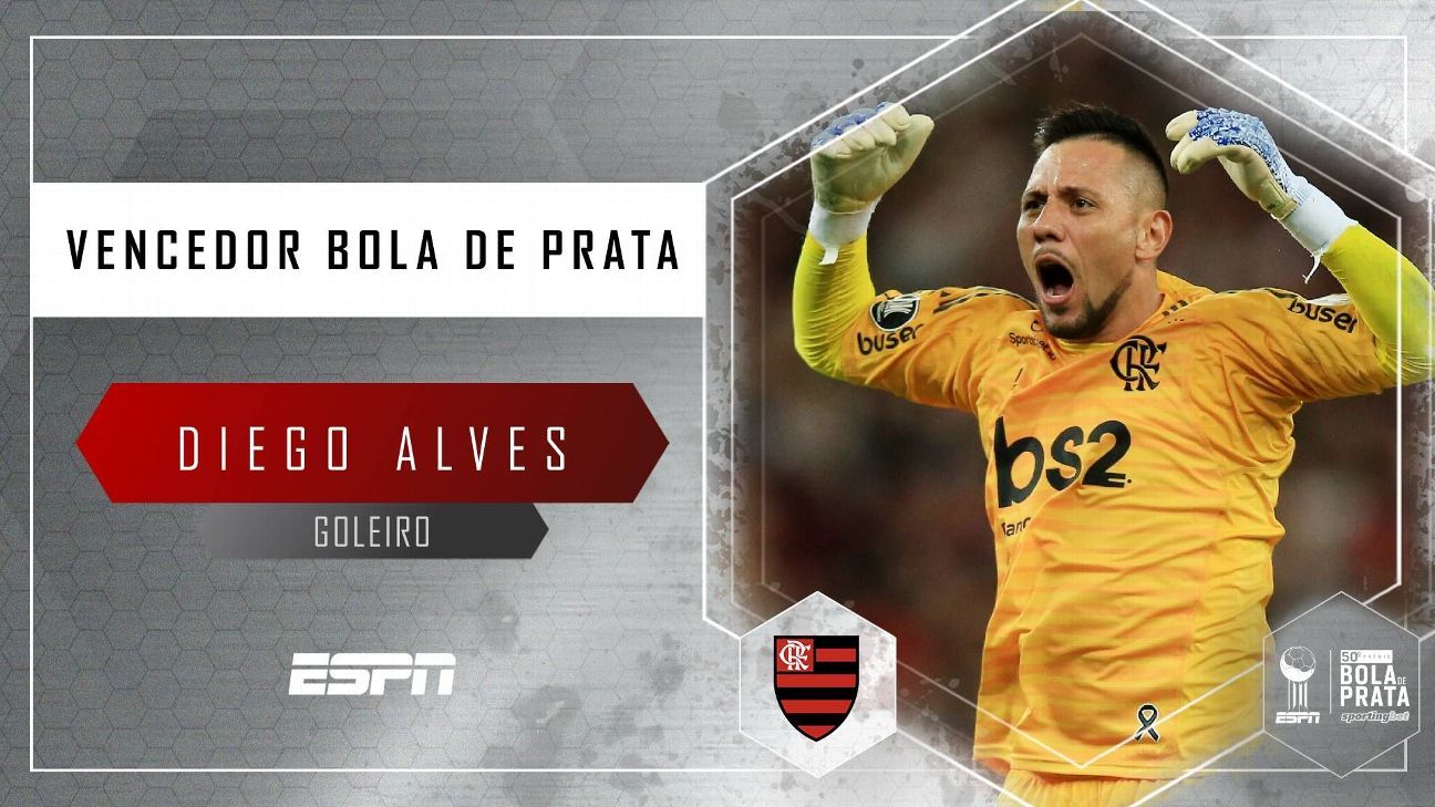 Weverton leva a Bola de Prata como melhor goleiro do Brasileirão